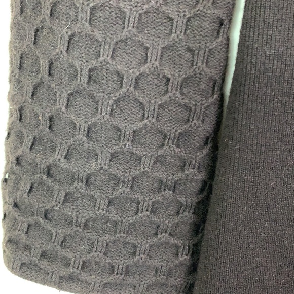 Aqua Dress Women Small Wool Cashmere Midi Dress Brown Long Sleeve Turtleneck - Picture 2 of 7